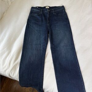 MOTHER Women’s Dark Wash Weekender Jeans